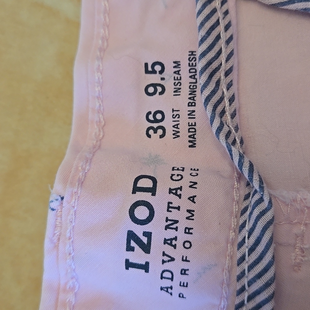 Pink Patterned Men's Shorts - Picture 2 of 4